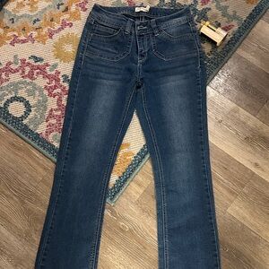 Faded Glory Skinny Jeans in Dark Blue Wash